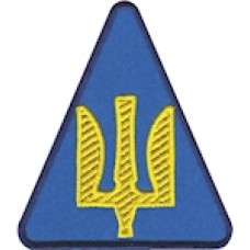 Шеврон Повітряні Сили ЗСУ (тризуб жовта нитка)