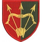 Шеврон 1129 Зенітно-ракетний полк (стріли) (кольоровий)