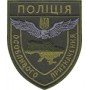Шеврон Поліція особливого призначення (карта) олива/мультикам