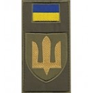 Шеврон-заглушка на липучці ЗСУ Сухопутні війська (зашите поле)