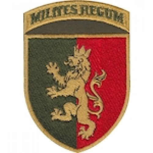 Шеврон 24 ОМБр ""MILITES REGUM"" (кольоровий)