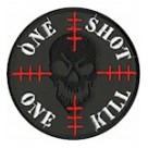 Шеврон ""One shot One kill""