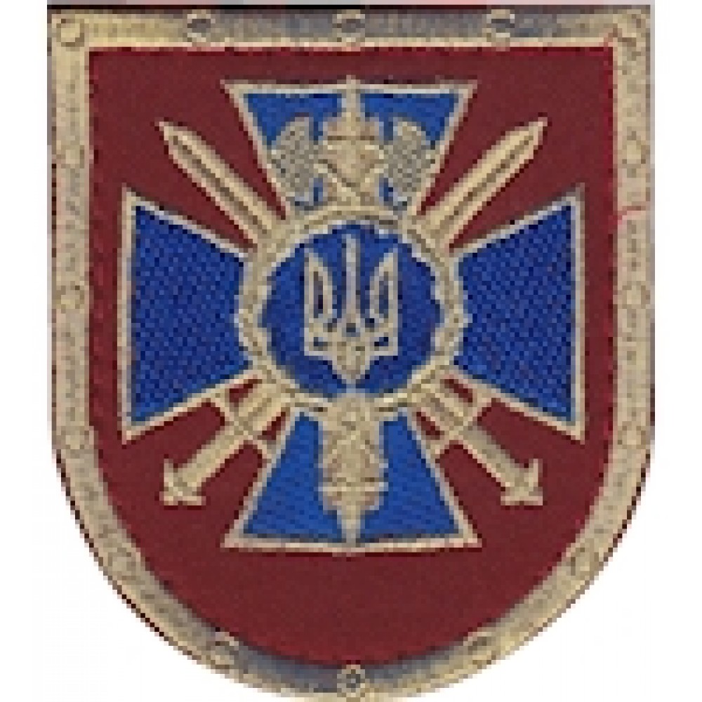 Шеврон ""СБУ (управління)"" (щит з мечами)