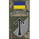 Шеврон-заглушка на липучці 57 ОМПБр ""EX ACIE""