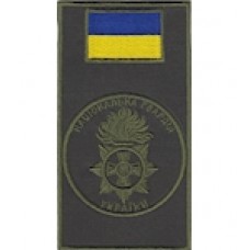 Шеврон-заглушка на липучці Національна гвардія України