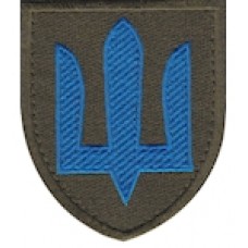 Шеврон ЗСУ Механізовані війська (зашите поле, тризуб)