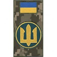 Шеврон-заглушка на липучці Морська піхота