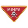 Шеврон ""Череп Mines""