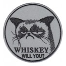 Шеврон ""WHISKEY WILL YOU?""