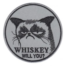 Шеврон ""WHISKEY WILL YOU?""