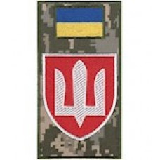 Шеврон-заглушка на липучці Військова служба правопорядку (кольоровий)