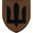 Шеврон ЗСУ Інженерні, радіотехнічні війська та війська зв’язку (зашите поле, тризуб) олива/койот/мультикам/цифра