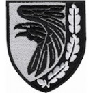 Шеврон 93 ОМБр (орел) олива/чорний