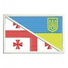 Шеврон Прапорець ГРУЗІЯ-УКРАЇНА 