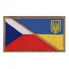 Шеврон Прапорець ЧЕХІЯ-Україна