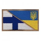 Шеврон Прапорець  ФІНЛЯНДІЯ-УКРАЇНА 