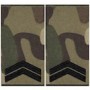 Погон ЗСУ муфта  молодший сержант (цифра/олива /мультікам )