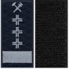 Погон УЗ-3К1ШЛ темно-синій на липучці
