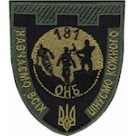 Шеврон 181 ОНБ чорний/кольоровий