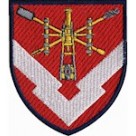 Шеврон А в/ч 0153 кольоровий/олива
