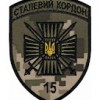 Шеврон Сталевий кордон /мечі/  олива/цифра