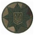 Кокарда поліції коло 6 см /мультикам/ з липучкою