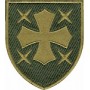 Шеврон 19 армійський корпус /олива/кольоровий/