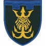 Шеврон 122 Окрема бригада ТРО /Нептун/мультикам/темно-зелений/
