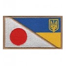 Прапорець Японія-Україна