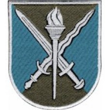 Шеврон НУОУ. кафедра військової підготовки /кольоровий/чорний/