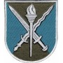 Шеврон НУОУ. кафедра військової підготовки /кольоровий/чорний/