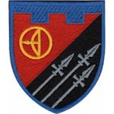 Шеврон 3 Б ТРО.112 ОБр ТрО /олива/кольоровий/