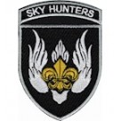 Шеврон 155 ОМБр  Повітряна розвідка    Sky Hunters  бірюза\чорний