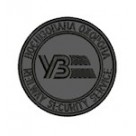  Шеврон Воєнізована охорона УЗ Reilwey security servise (темно-сірий)