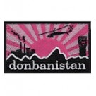 Шеврон donbanistan (рожевий)