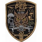  Шеврон 2 рота РЕБ з БпЛА 20 окремий полк