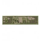 Нашивка "Группа крови 3-" основа "український піксель" (12,7х2,7). Колір: цифра.