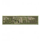 Нашивка "Группа крови 4+" основа "український піксель" (12,7х2,7). Колір: цифра.