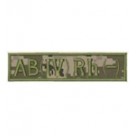 Нашивка "Группа крови 4-" основа "український піксель" (12,7х2,7). Колір: цифра.