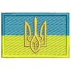 Прапорець України с тризубом 5х3 см. Колір: жовто-блакитний.