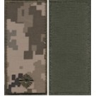 Погоны МО "липучка" вышитые младший лейтенант. Колір: цифра.