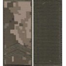 Погоны МО "липучка" вышитые младший сержант . Колір: цифра.