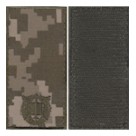 Погоны курсантские "липучка" вышитые курсант. Колір: цифра.