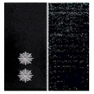 Погоны Лейтенант Полиции + липучка 4,00 грн.. Колір: бундес, олива, чорний.