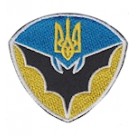 Кокарда на берет "Летучая мышь военная разведка". Колір: чорний.