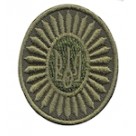 Кокарда "Орешек" овал. Колір: олива.