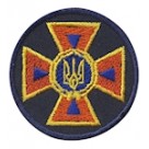 Кокарда ГСЧС. Колір: темно-синій