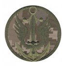 Шеврон "Морська піхота" якорь (круг). Колір: цифра.