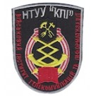 Нашивка "НТУ КПІ "Інститут телекомунікацій" (старый). Колір: чорний.