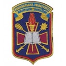Шеврон "Національний університет оборони України". Колір: электрик.